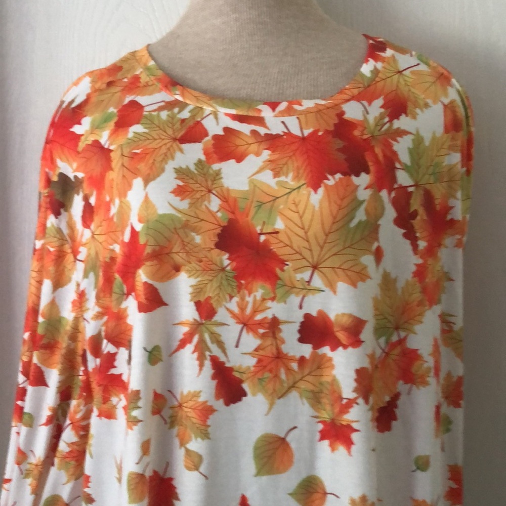 Fall leaf long sleeve shirt - Picture 2 of 3